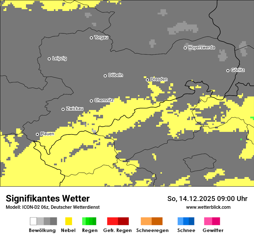 Modellkarten Signifikantes Wetter