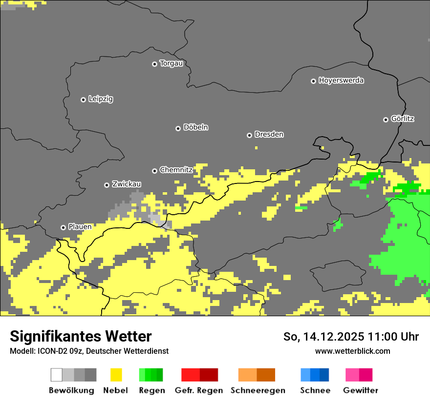 Modellkarten Signifikantes Wetter