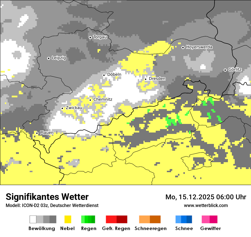 Modellkarten Signifikantes Wetter