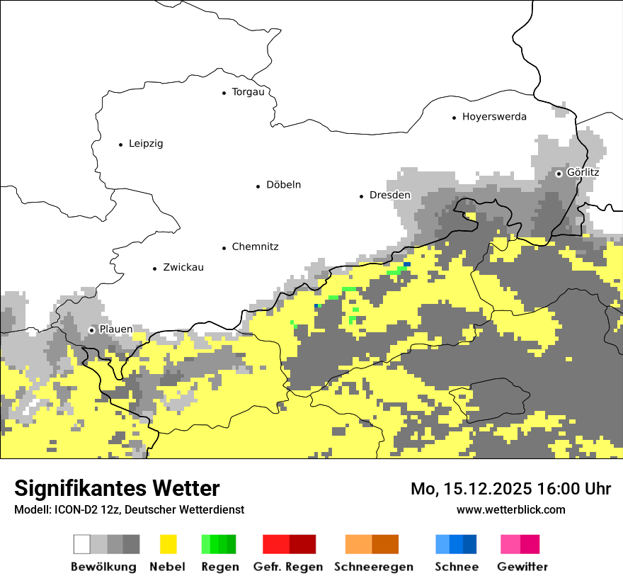 Modellkarten Signifikantes Wetter