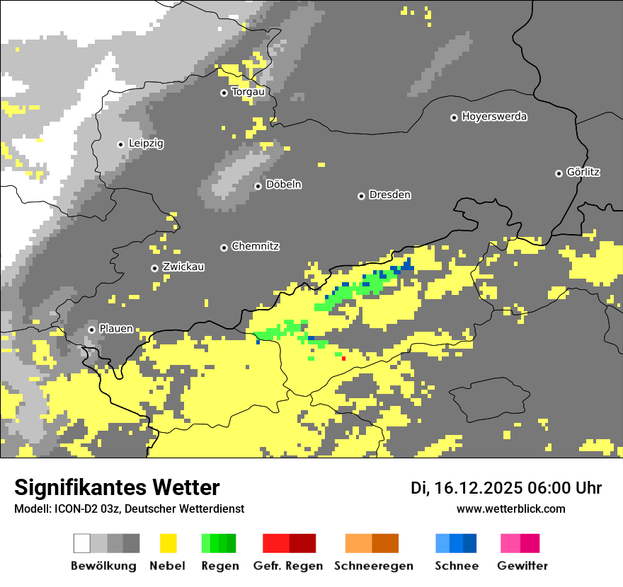 Modellkarten Signifikantes Wetter