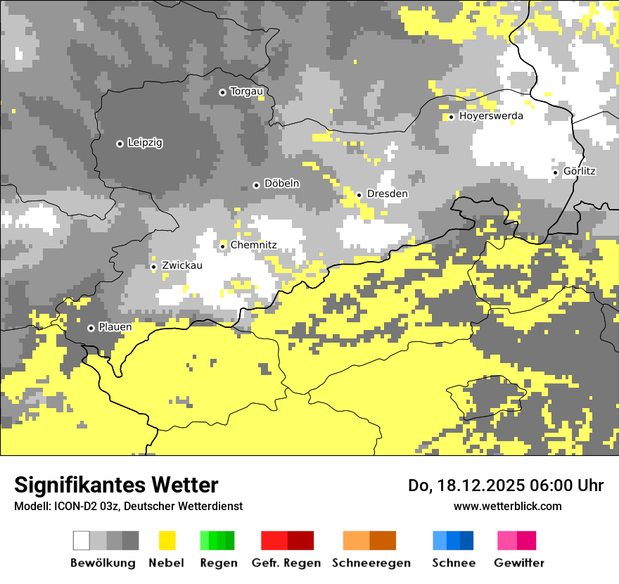 Modellkarten Signifikantes Wetter