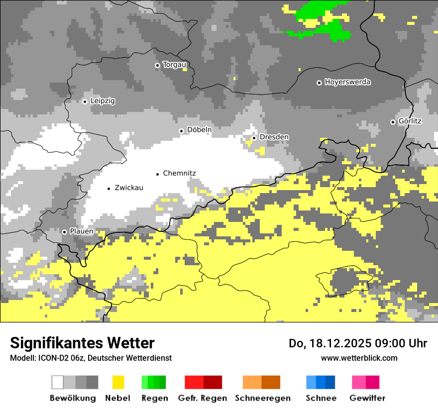 Modellkarten Signifikantes Wetter