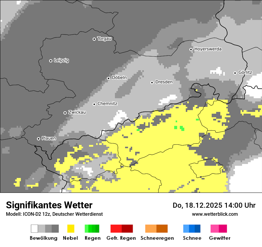 Modellkarten Signifikantes Wetter