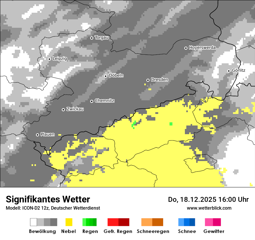 Modellkarten Signifikantes Wetter