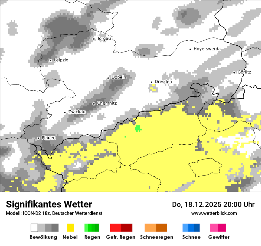 Modellkarten Signifikantes Wetter