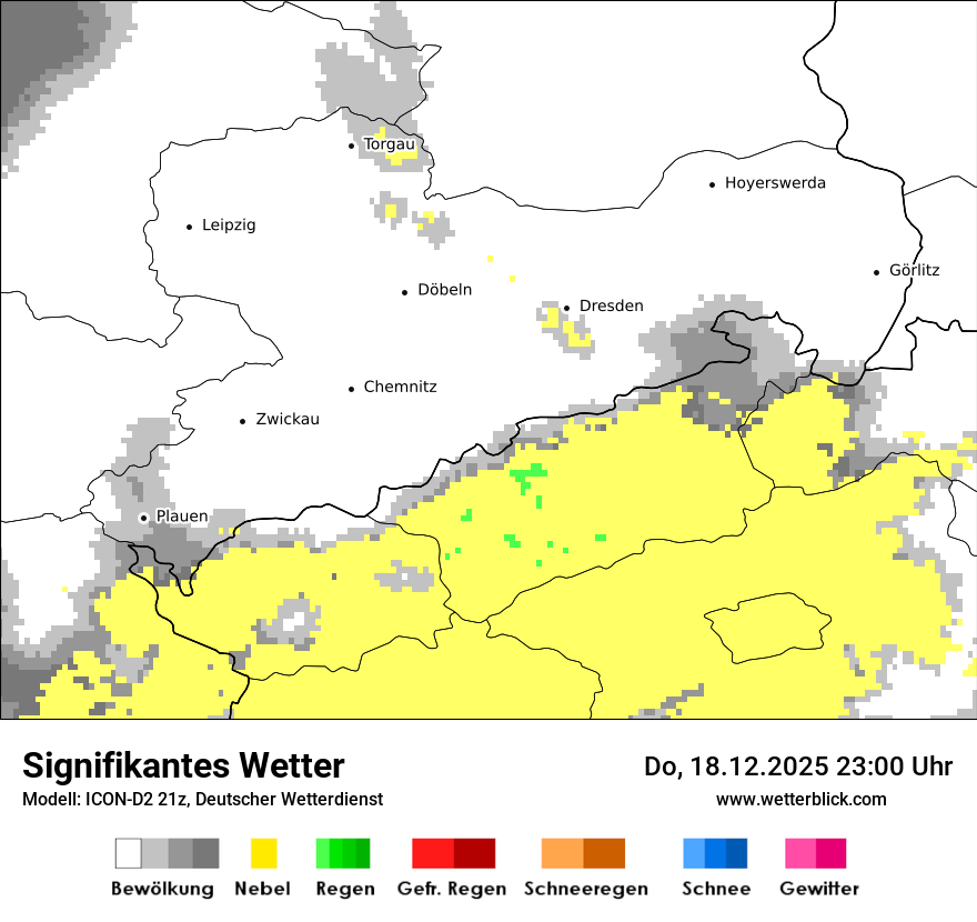 Modellkarten Signifikantes Wetter