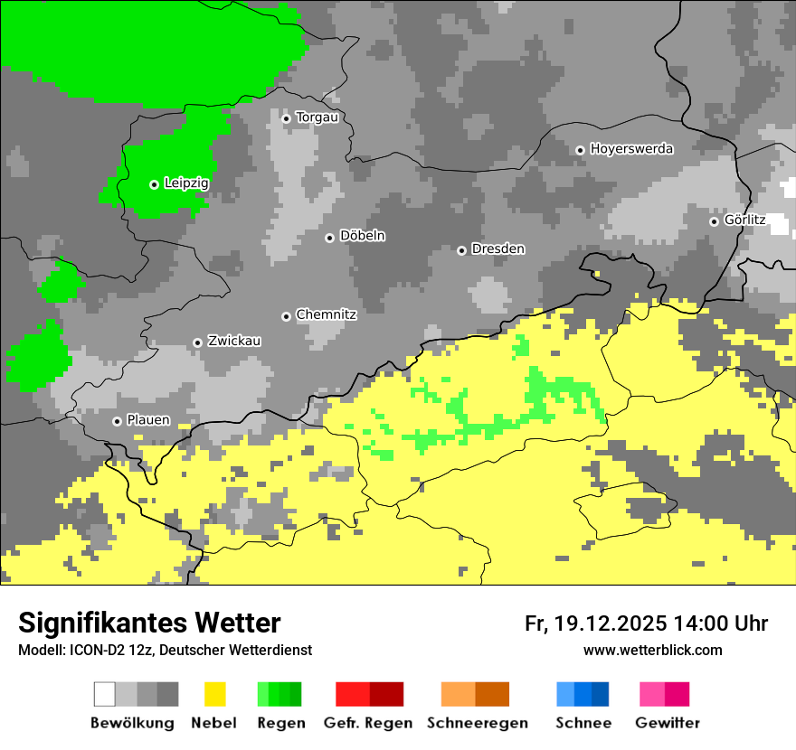 Modellkarten Signifikantes Wetter