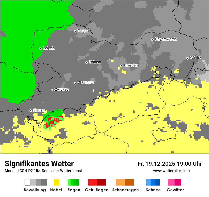 Modellkarten Signifikantes Wetter