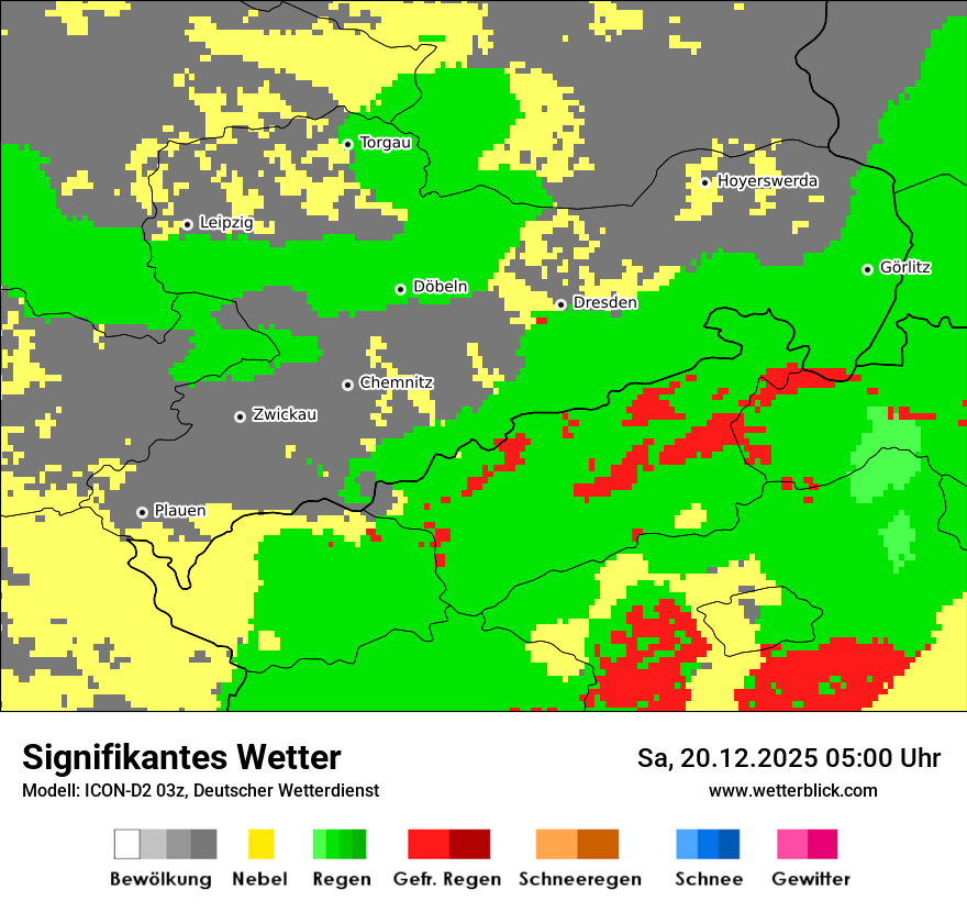 Modellkarten Signifikantes Wetter