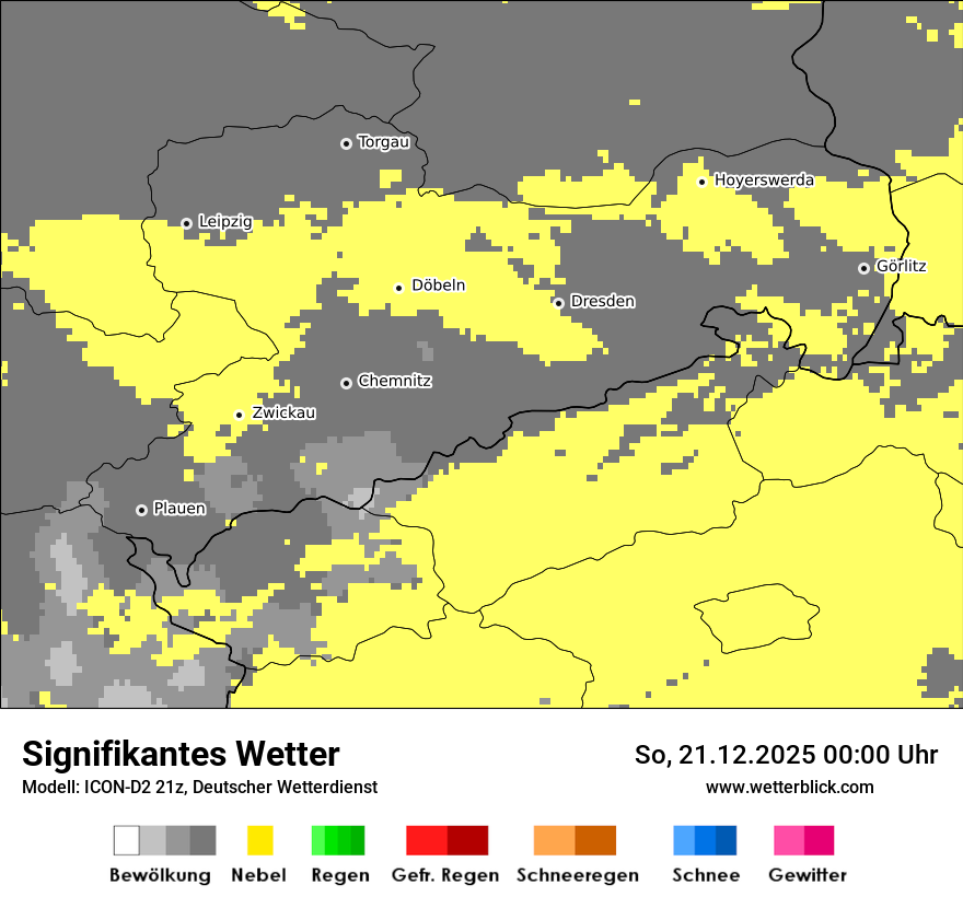 Modellkarten Signifikantes Wetter