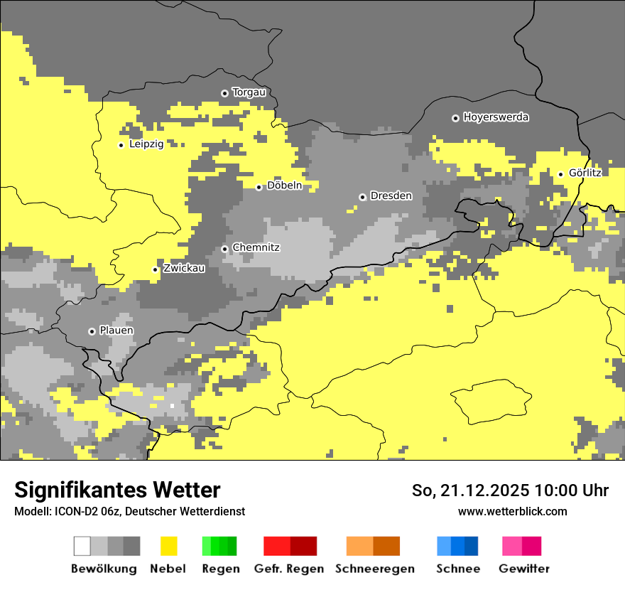 Modellkarten Signifikantes Wetter