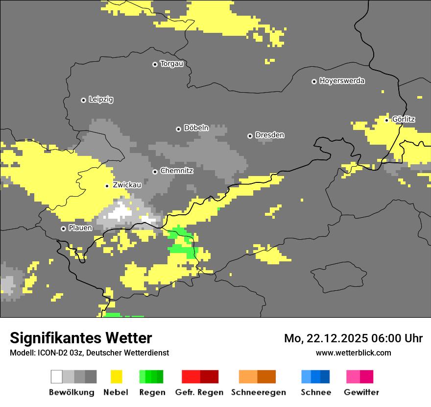 Modellkarten Signifikantes Wetter