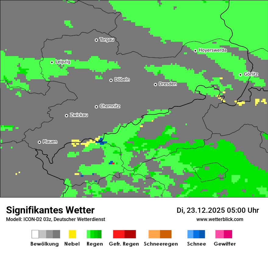 Modellkarten Signifikantes Wetter