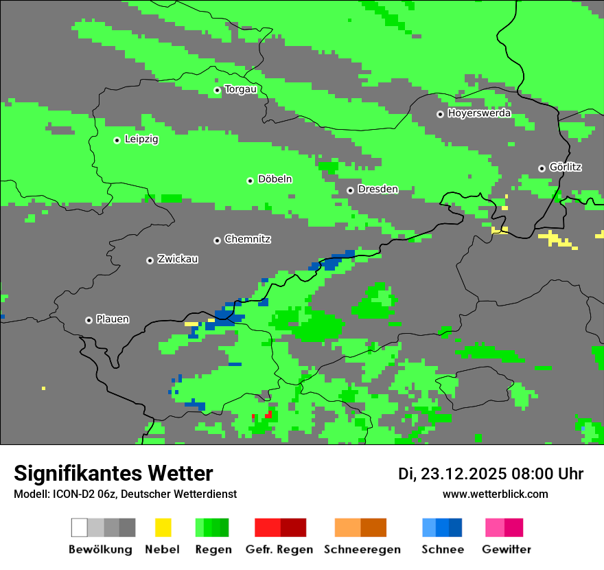 Modellkarten Signifikantes Wetter