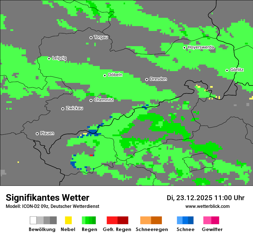 Modellkarten Signifikantes Wetter