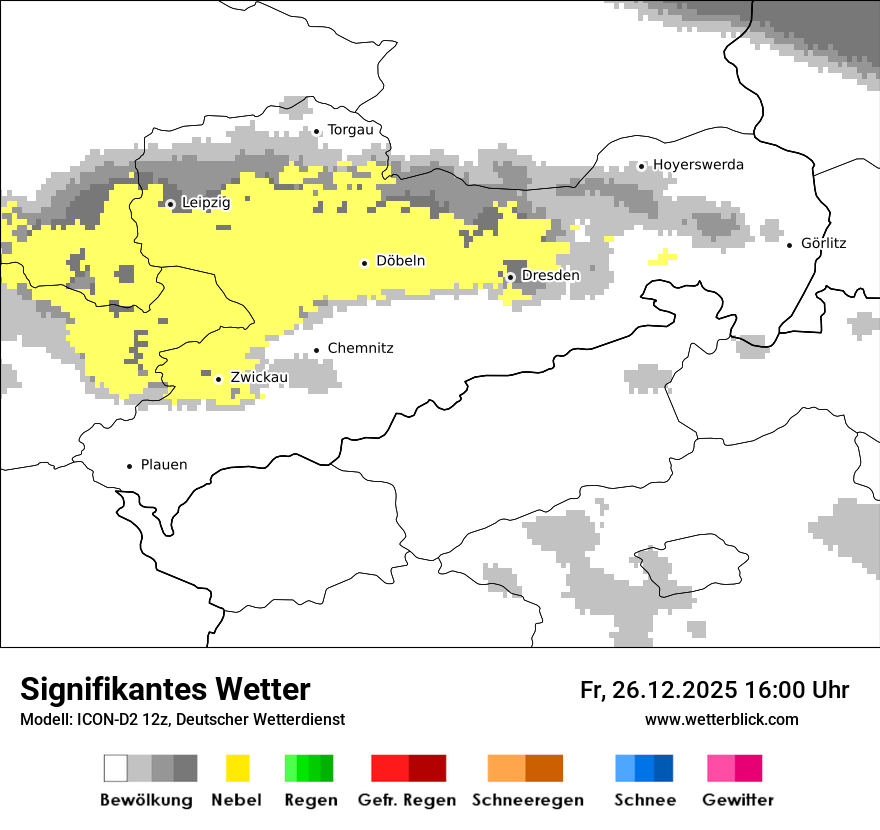 Modellkarten Signifikantes Wetter