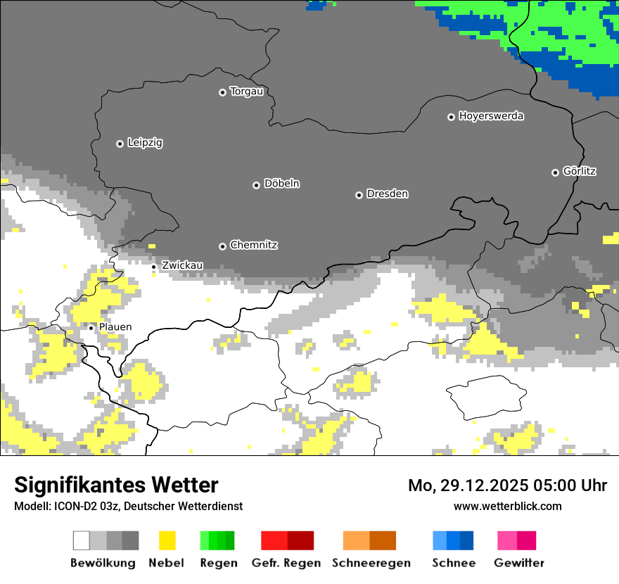 Modellkarten Signifikantes Wetter