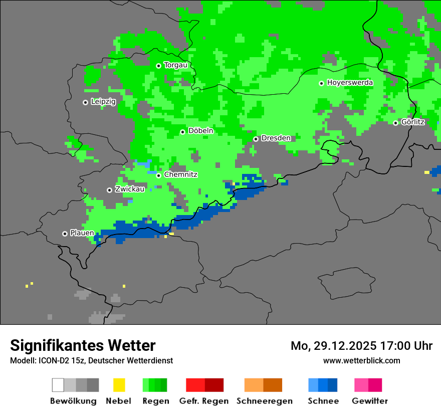 Modellkarten Signifikantes Wetter