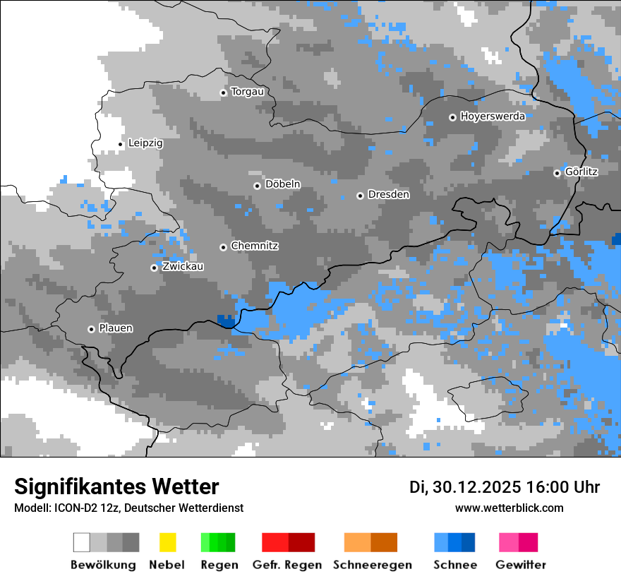 Modellkarten Signifikantes Wetter