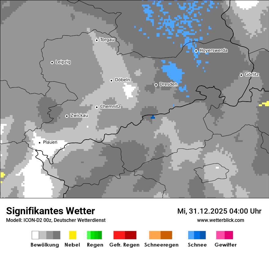 Modellkarten Signifikantes Wetter