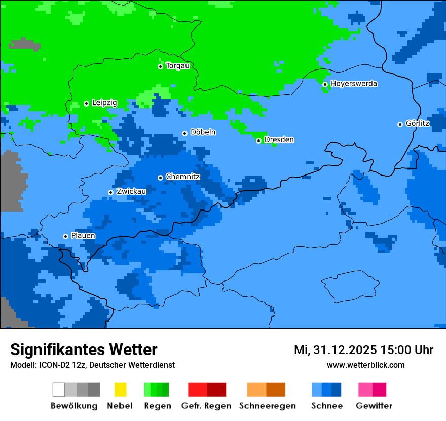 Modellkarten Signifikantes Wetter