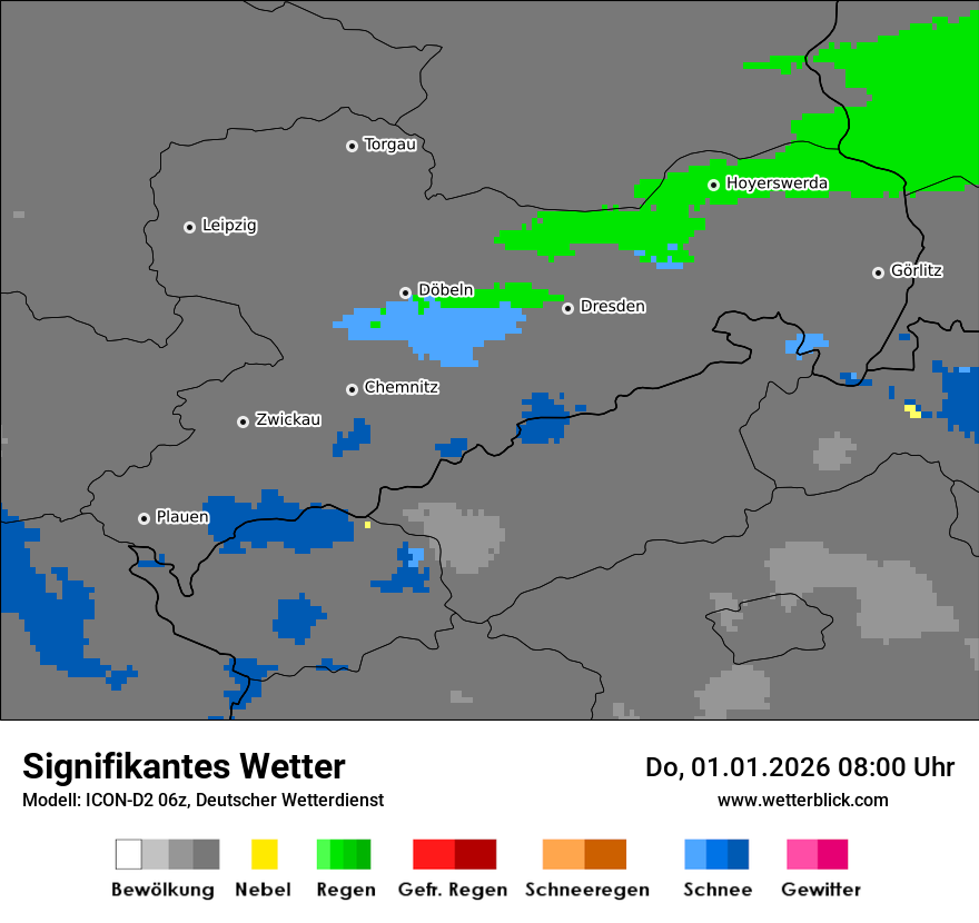 Modellkarten Signifikantes Wetter
