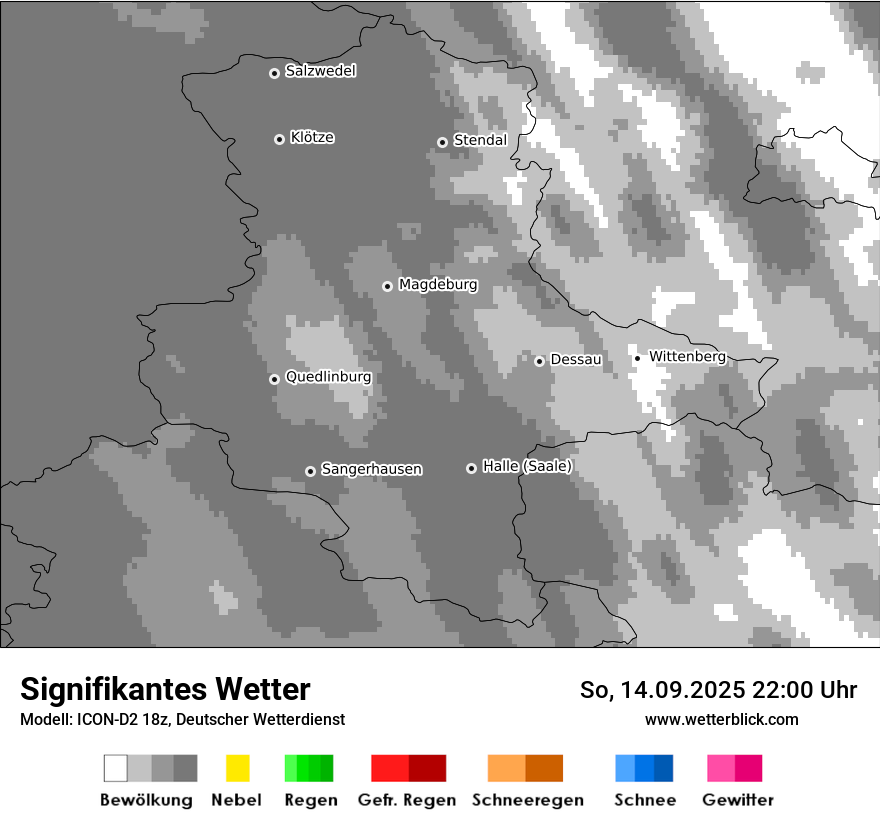 Modellkarten Signifikantes Wetter