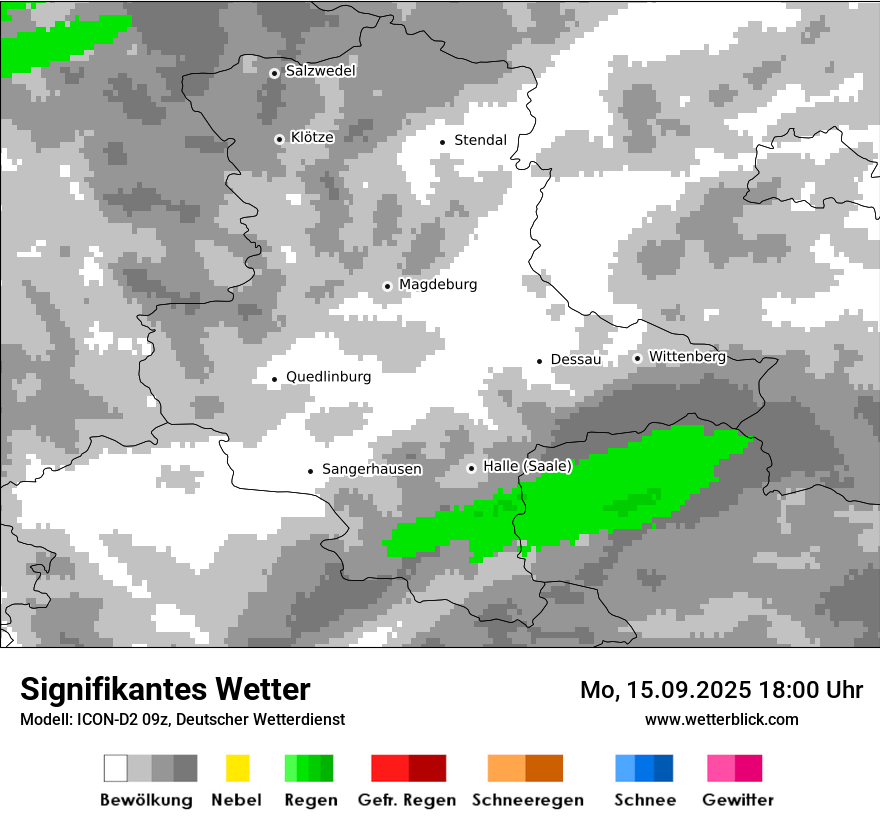 Modellkarten Signifikantes Wetter
