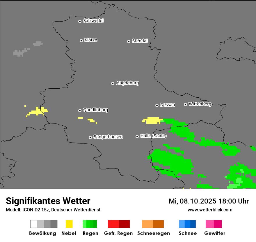 Modellkarten Signifikantes Wetter