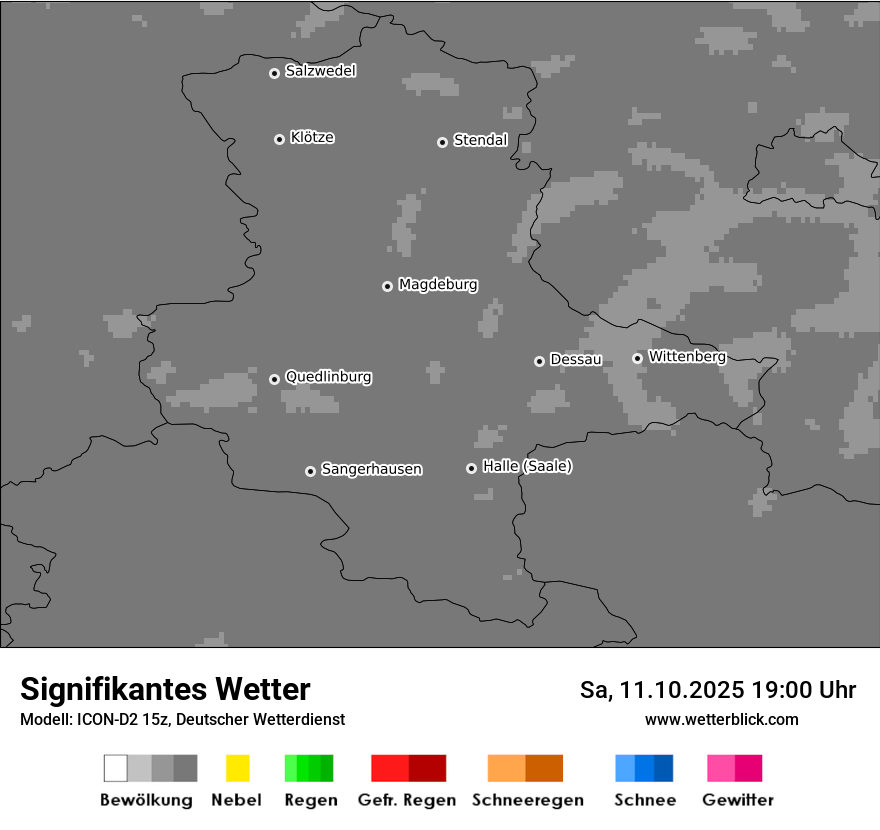 Modellkarten Signifikantes Wetter