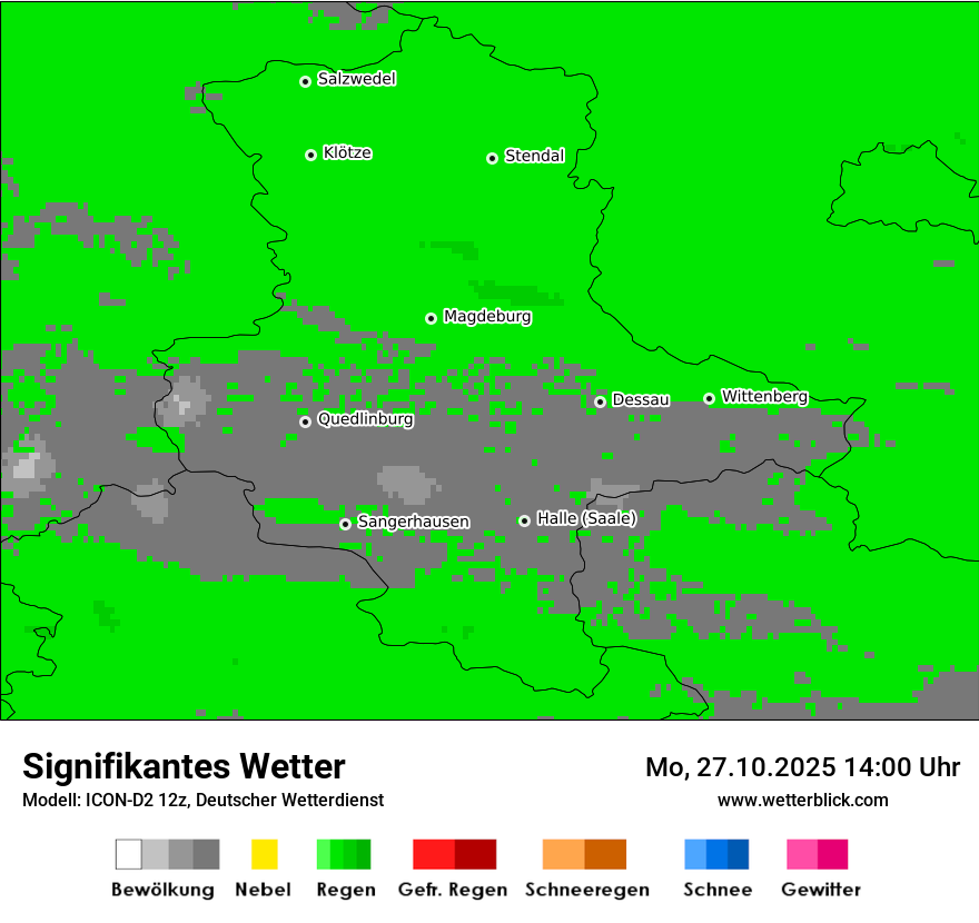 Modellkarten Signifikantes Wetter Modellkarten Signifikantes Wetter