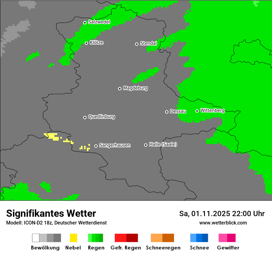 Modellkarten Signifikantes Wetter