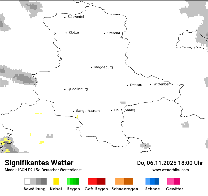 Modellkarten Signifikantes Wetter