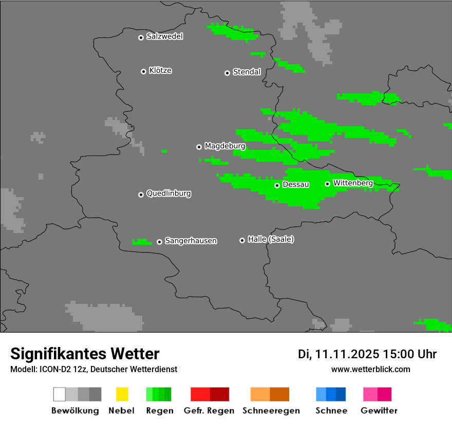 Modellkarten Signifikantes Wetter