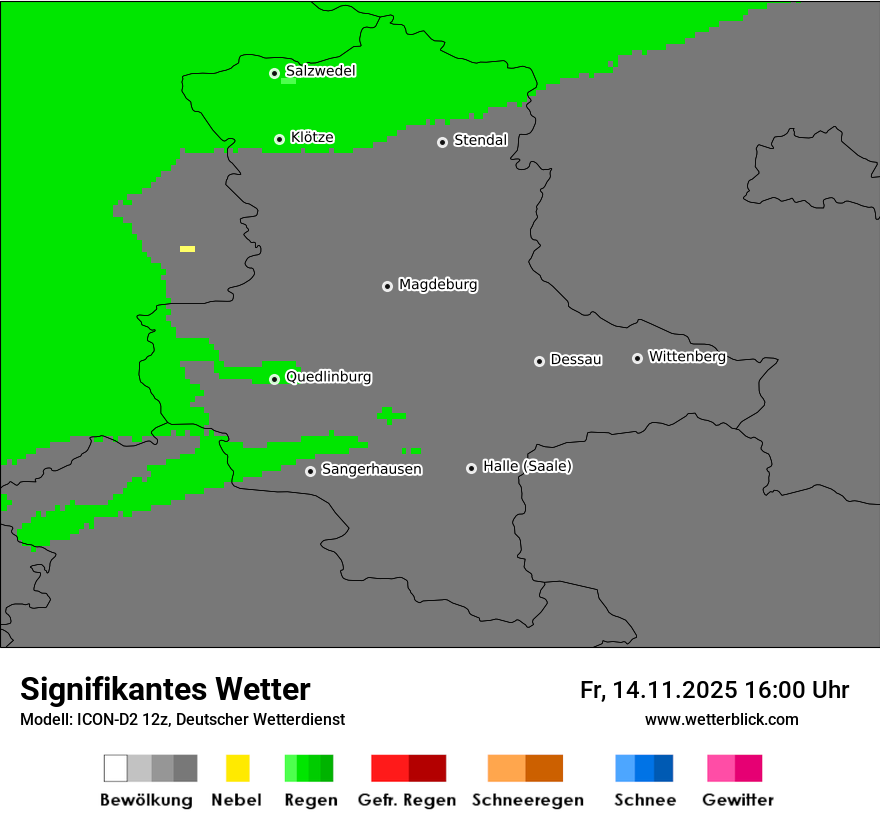 Modellkarten Signifikantes Wetter