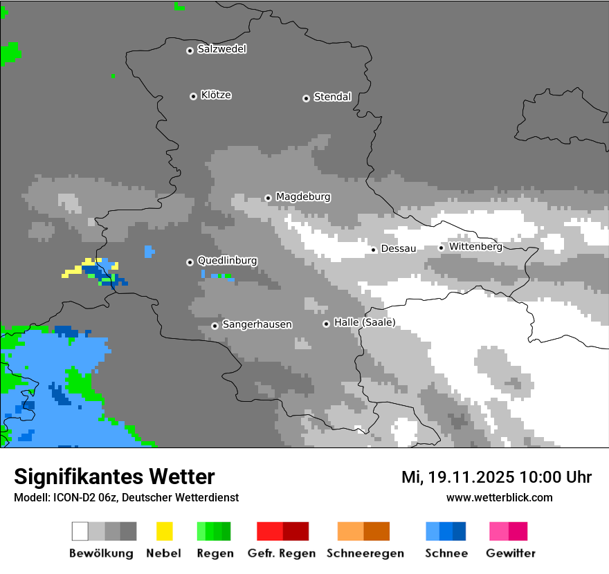 Modellkarten Signifikantes Wetter
