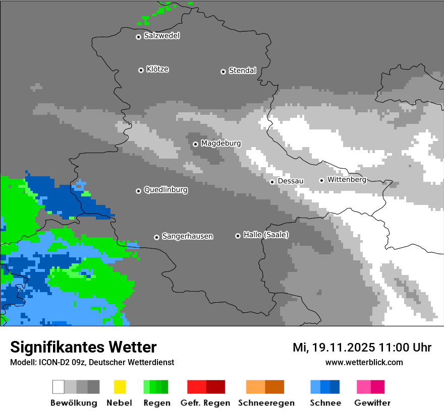 Modellkarten Signifikantes Wetter