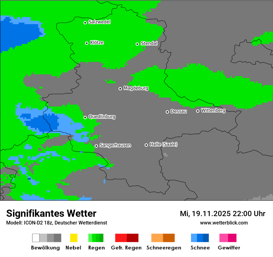 Modellkarten Signifikantes Wetter
