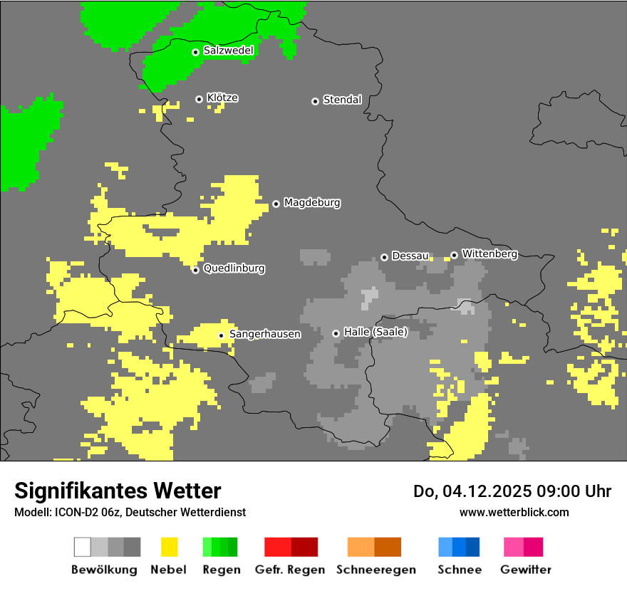 Modellkarten Signifikantes Wetter