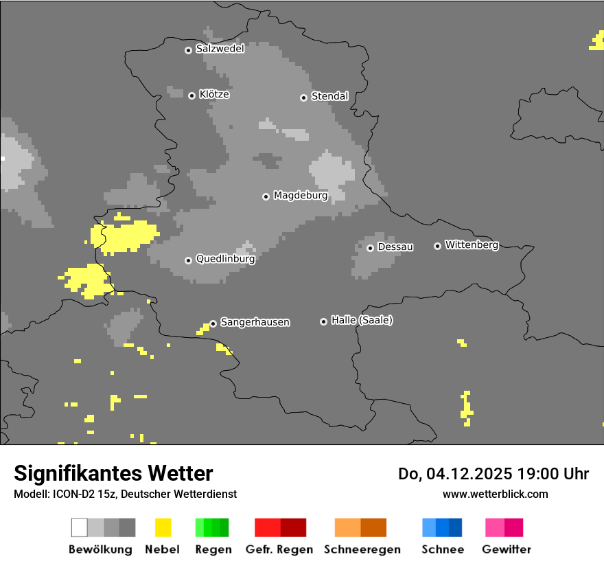 Modellkarten Signifikantes Wetter