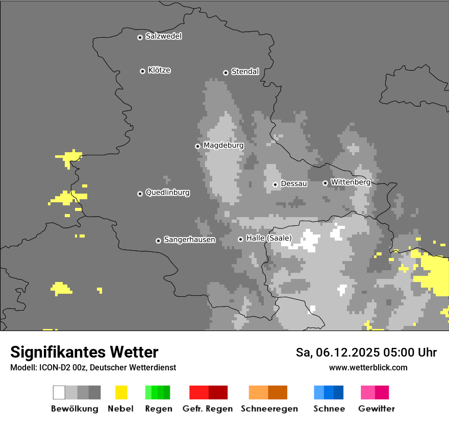 Modellkarten Signifikantes Wetter