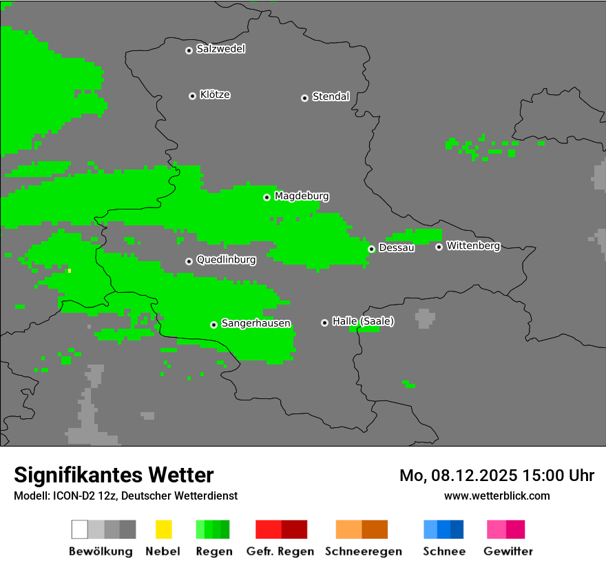 Modellkarten Signifikantes Wetter