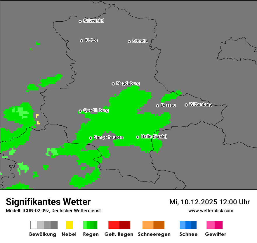 Modellkarten Signifikantes Wetter