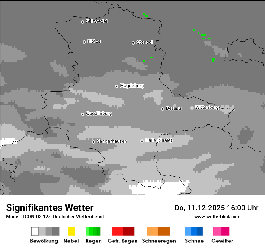 Modellkarten Signifikantes Wetter