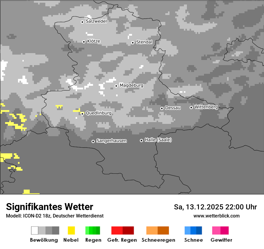 Modellkarten Signifikantes Wetter