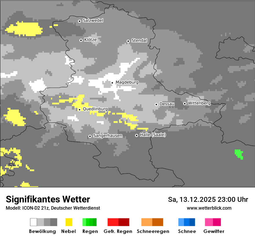 Modellkarten Signifikantes Wetter