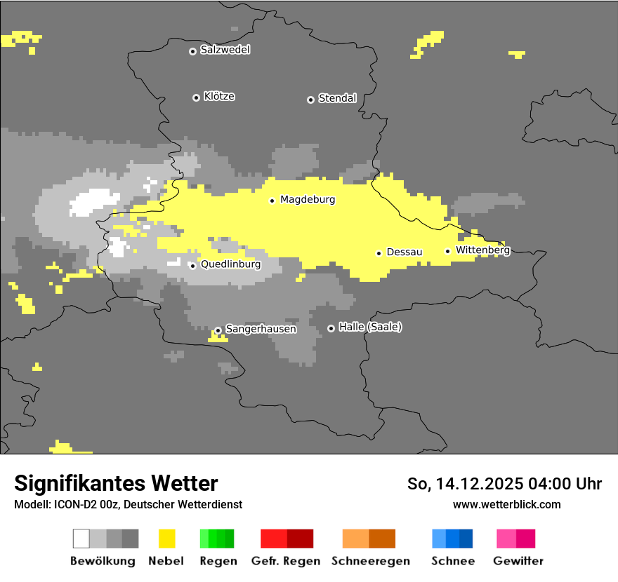 Modellkarten Signifikantes Wetter