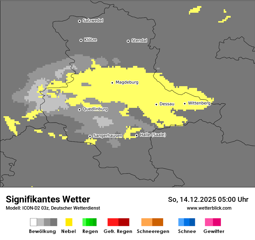 Modellkarten Signifikantes Wetter