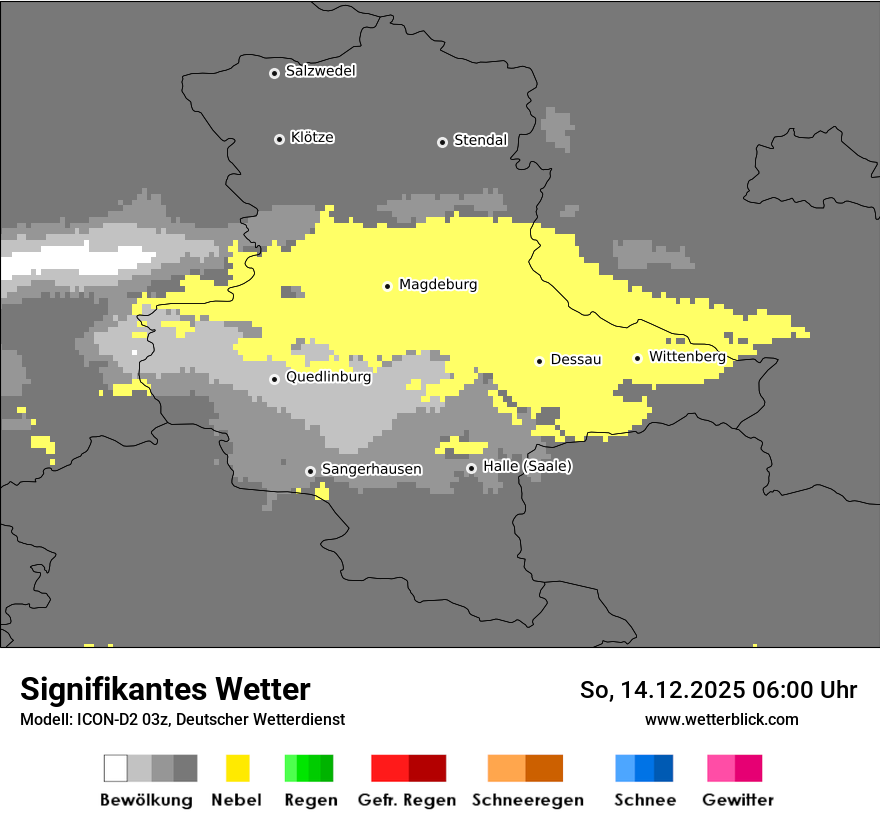 Modellkarten Signifikantes Wetter